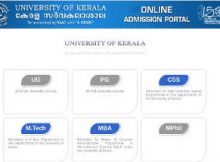 Kerala University Degree Allotment Result 2019