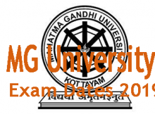 MG University Exam Dates
