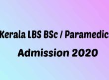 BSc Admission 2020