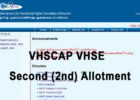 vhse 2nd allotment result