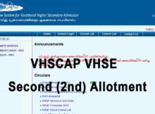vhse 2nd allotment result