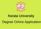 Kerala University Degree Online Application