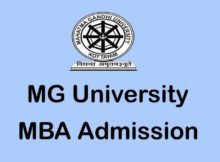 MG University MBA Admisison