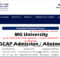MG University PG Admission Allotment 2022