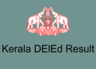 Kerala DElEd Result 2023