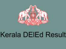 Kerala DElEd Result 2023