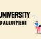MG University BEd Admission / Allotment