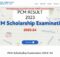 PCM Exam Scholarship Exam 2023