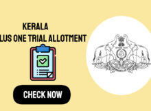 HSCAP Plus One Trial Allotment 2025