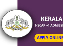 Kerala Plus One HSCAP Admission Allotment