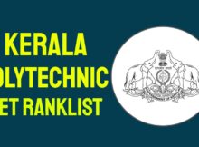 Kerala Polytechnic LET Ranklist
